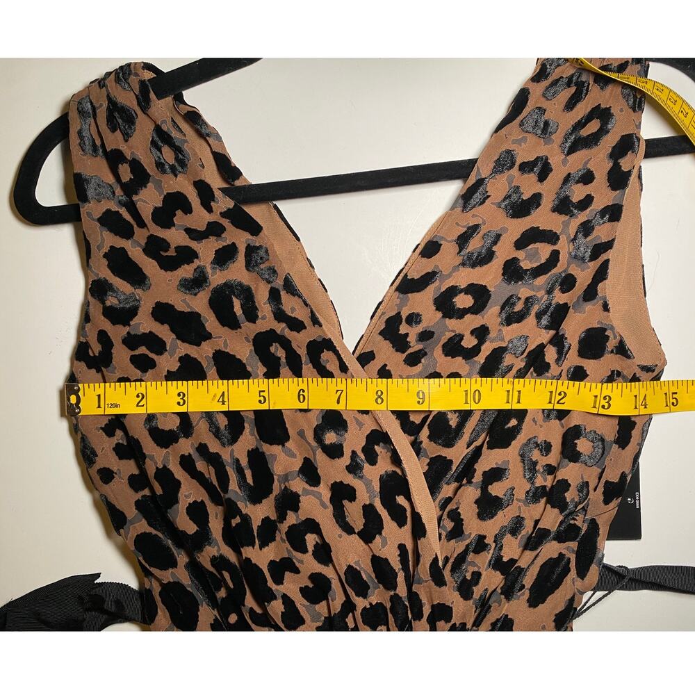 Express - Women's Small - Cheetah Print V-Neck Dress - Picture 6 of 12